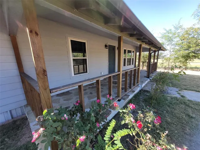 a flower plants in front of a house