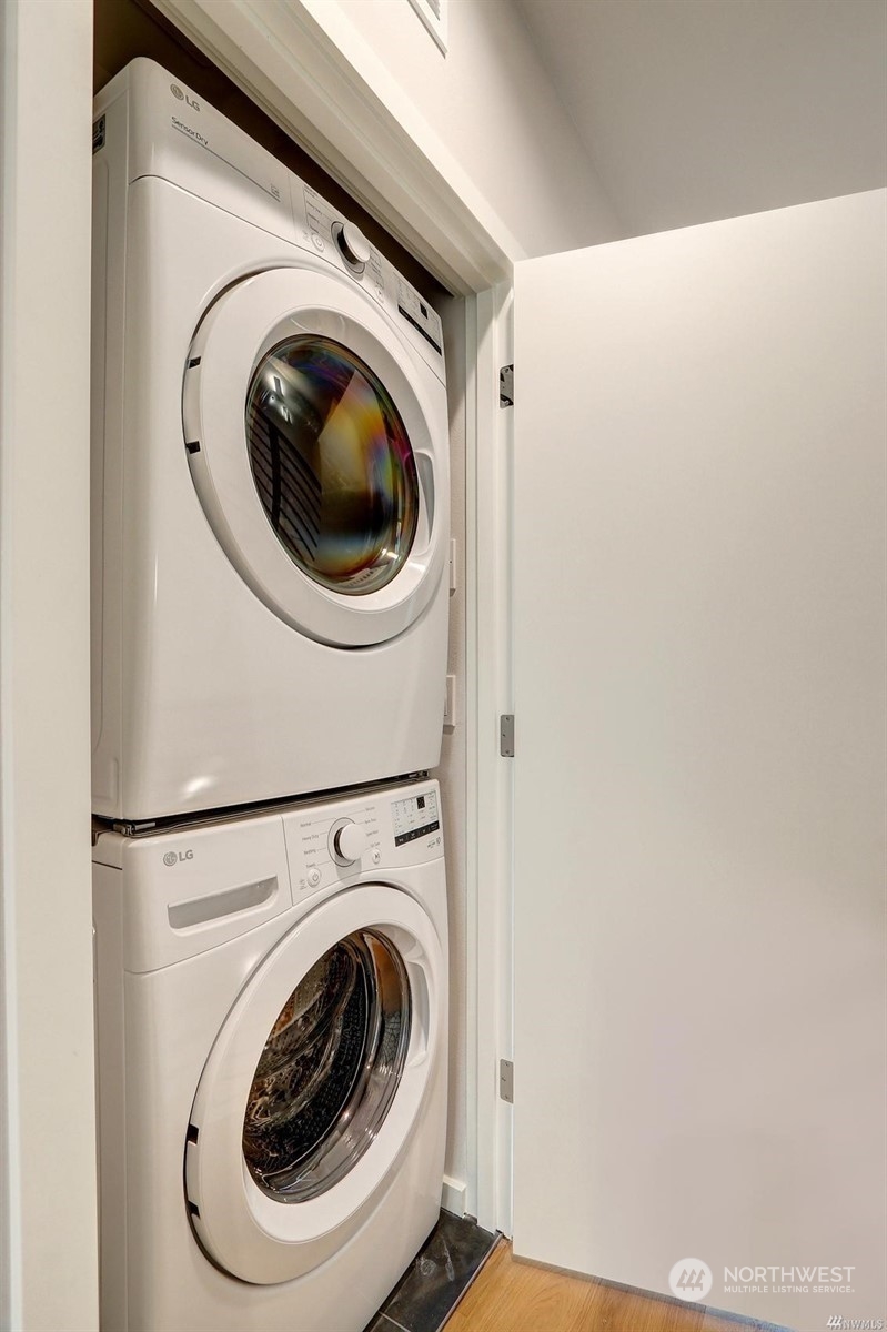 17342 D Bothell Way Northeast Bothell, WA 98011 - Photo 16 of 22 a utility room with dryer and washer