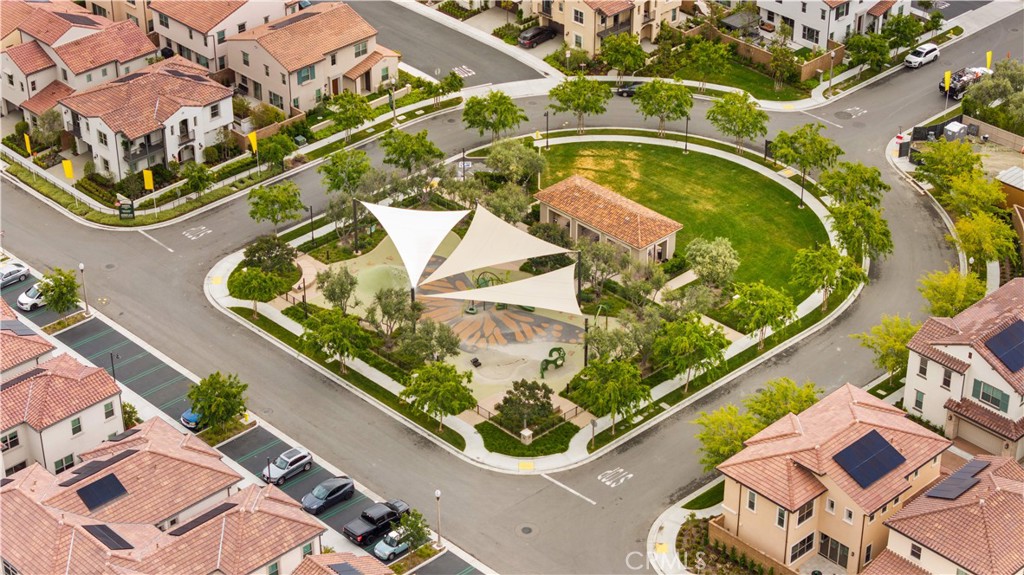100 Mossvine Irvine, CA 92618 - Photo 42 of 44 an aerial view of a swimming pool and outdoor space