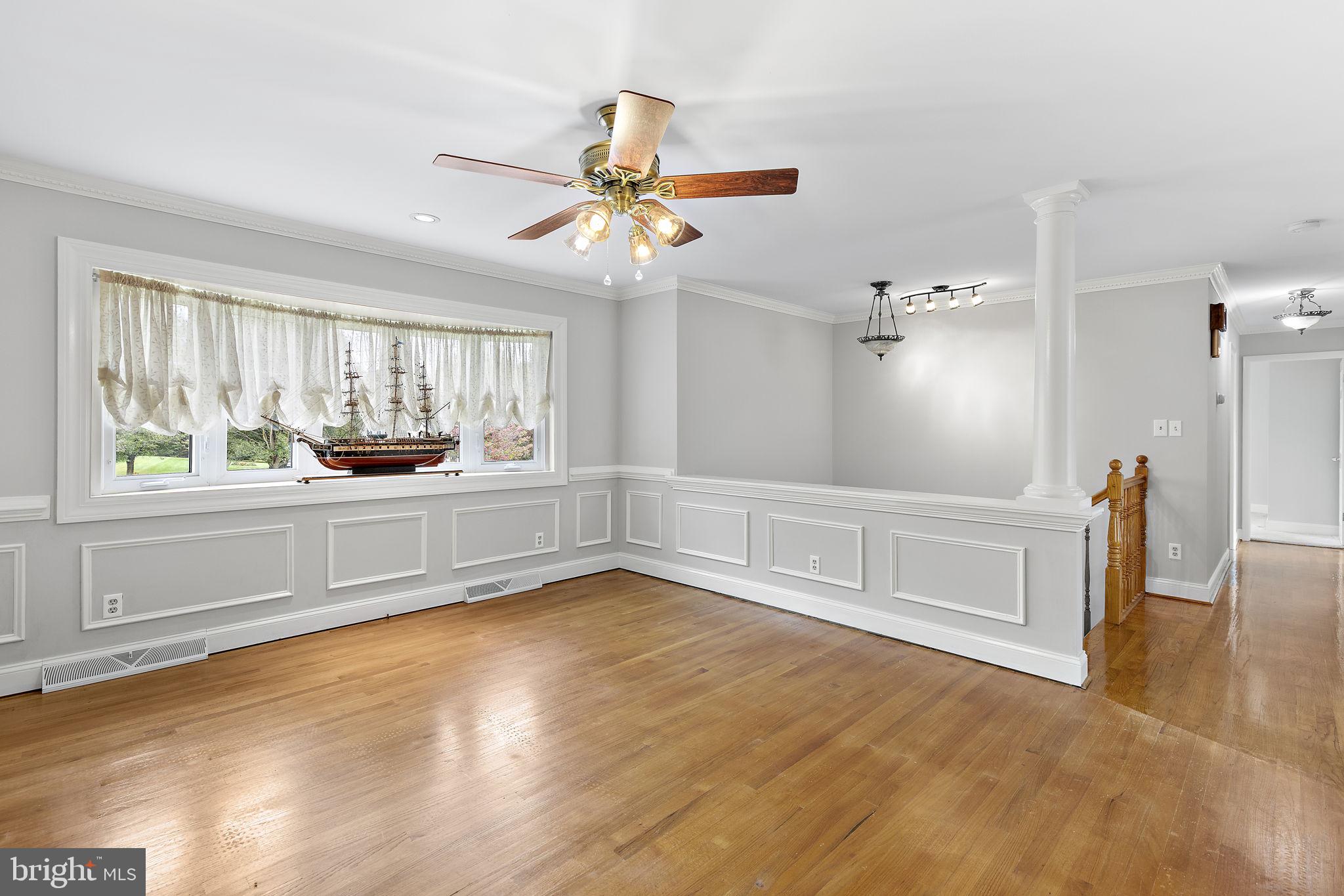 1404 Ryan Road Fallston, MD 21047 - Photo 7 of 50 Living room w/chair rail & wainscotting