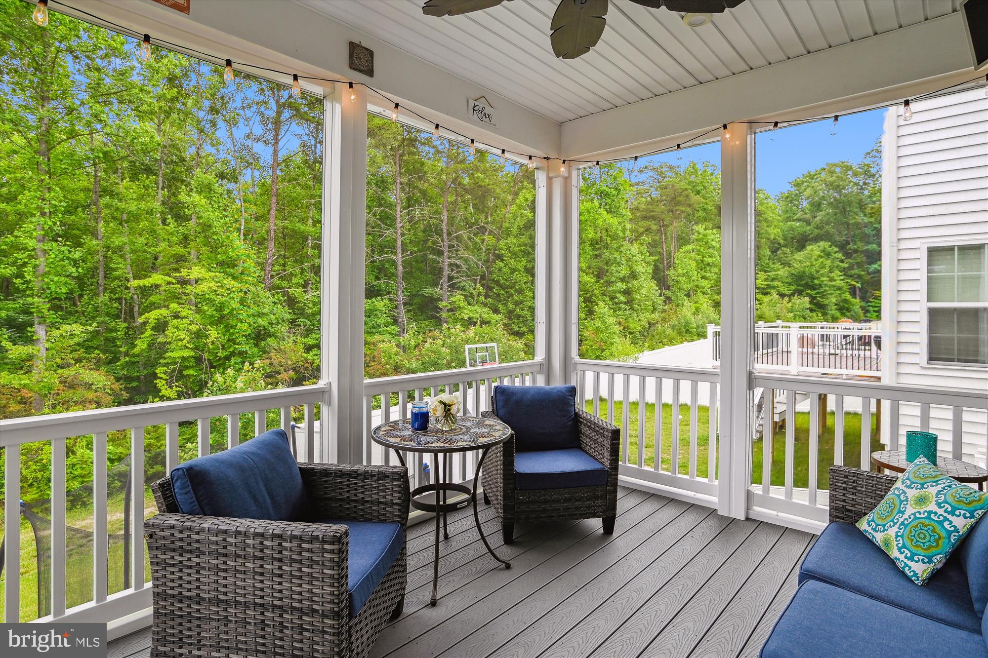 1279 Upper Patuxent Ridge Road Odenton, MD 21113 - Photo 24 of 107 SCREENED-IN PORCH W/ PEACEFUL WOODED VIEWS