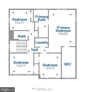1279 Upper Patuxent Ridge Road Odenton, MD 21113 - Photo 107 of 107 FLOOR PLAN - UPPER LEVEL