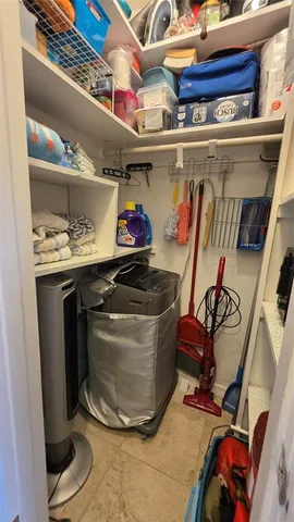 a view of storage and utility room