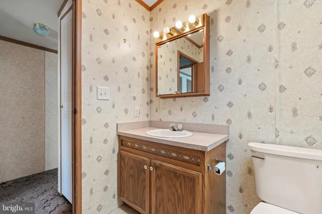 a bathroom with a sink and a toilet