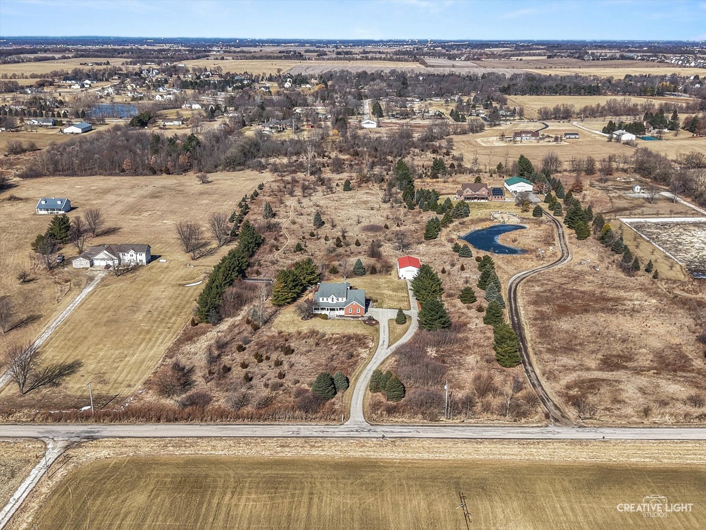 1651 Johnson Road Oswego, IL 60543 - Photo 35 of 60 an aerial view of residential houses with outdoor space
