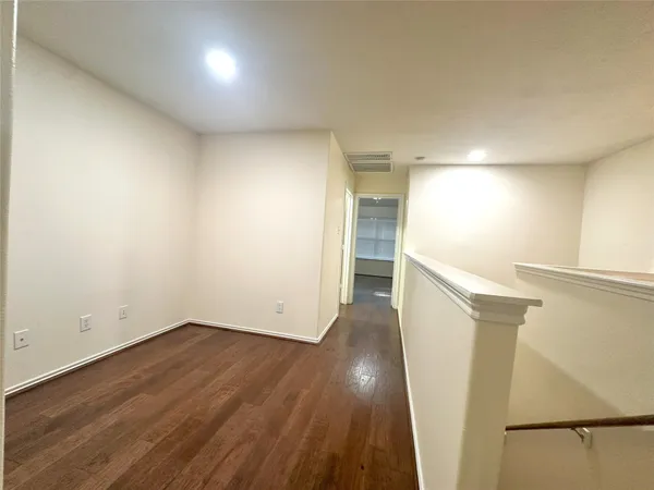 an entryway in a hall with an entryway