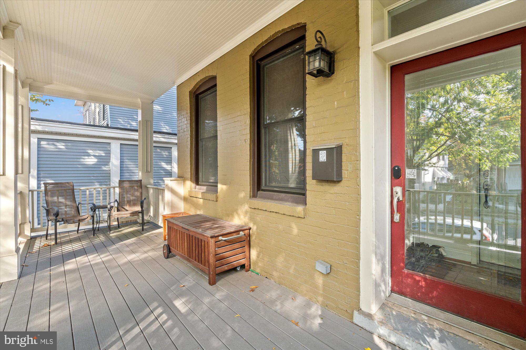 907 Webster Street Northwest, Unit 2 Washington, DC 20011 - Photo 19 of 22 Front porch