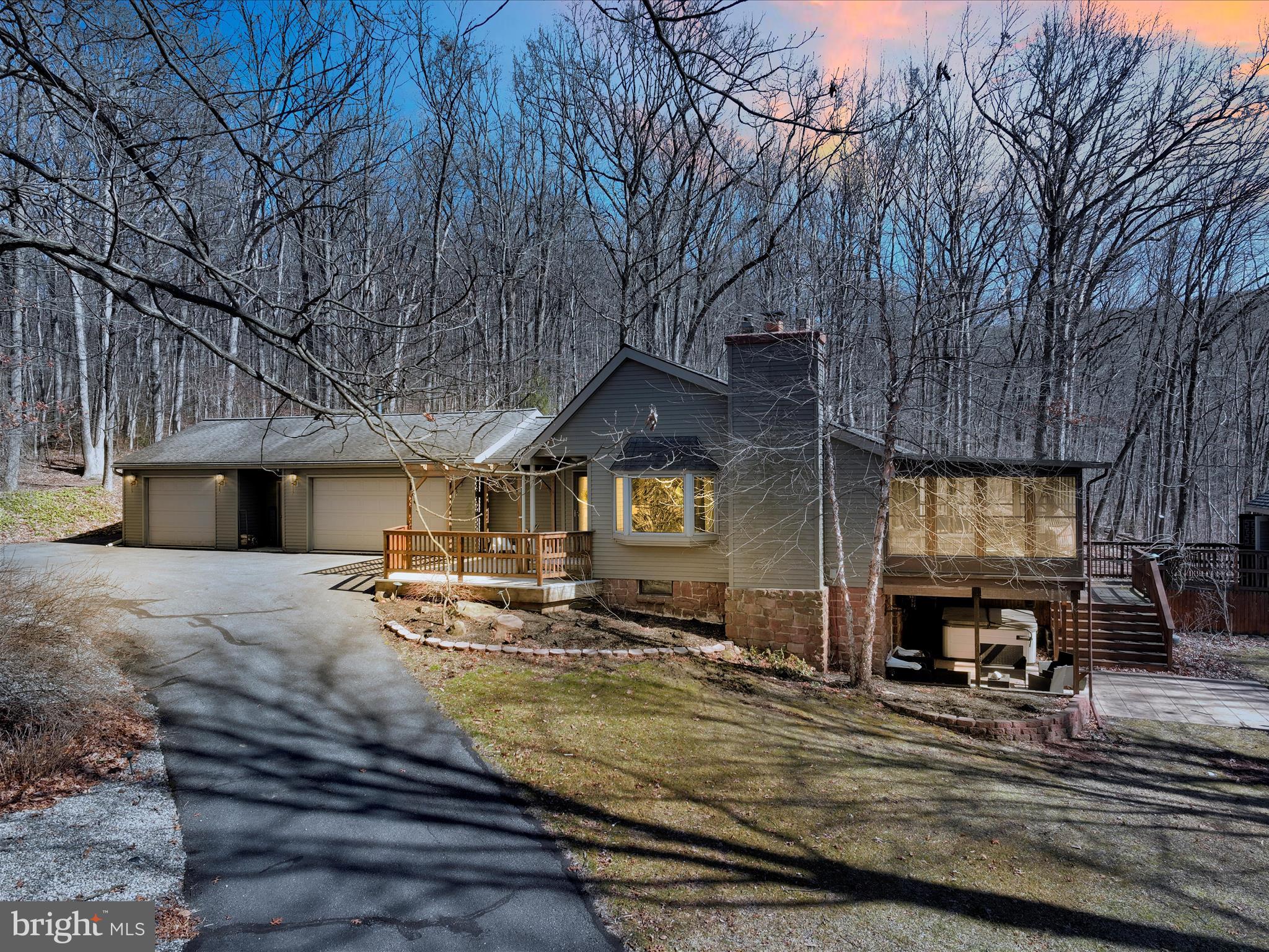 82 Fox Road Newmanstown, PA 17073 - Photo 3 of 52 Front Aerial Twilight