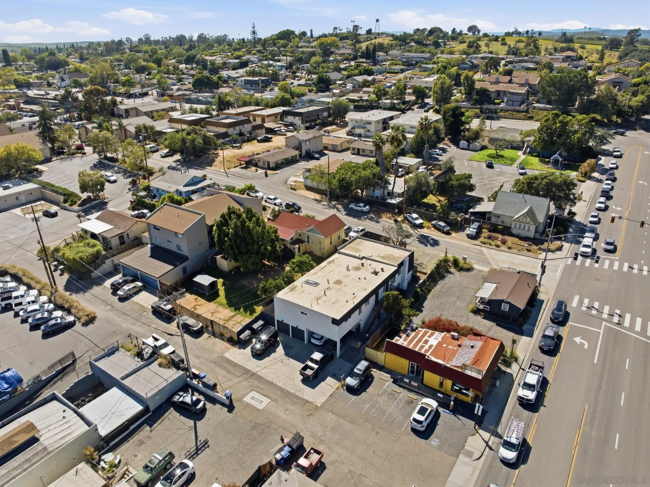 329 North Pico Avenue Fallbrook, CA 92028 - Photo 13 of 23 an aerial view of a parking with city view