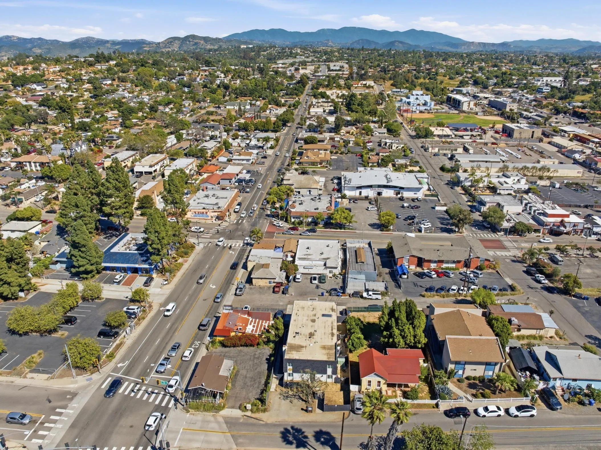 329 North Pico Avenue Fallbrook, CA 92028 - Photo 14 of 23 an aerial view of a city with lots of residential buildings