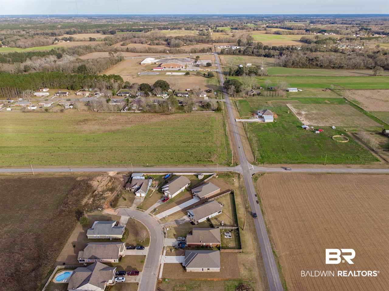 16936 Prado Loop Loxley, AL 36551 - Photo 6 of 33 Drone View of Home and Central Baldwin Middle