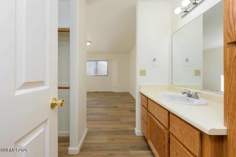 3532 Haystack Drive Carson City, NV 89705 - Photo 31 of 34 a bathroom with a sink and a mirror