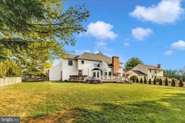 a view of a house with lounge chair