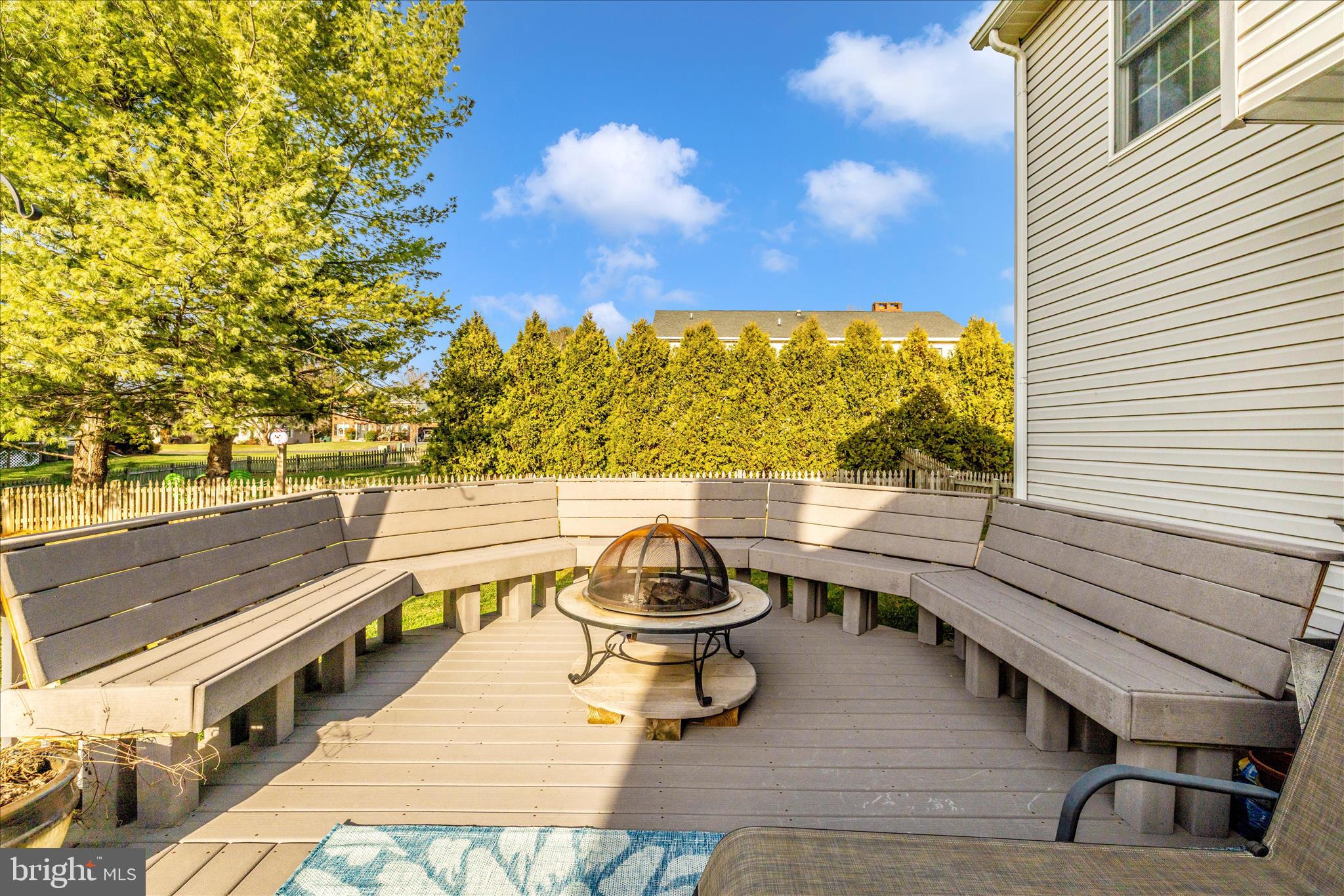 13514 Paradise Church Road Hagerstown, MD 21742 - Photo 55 of 56 a view of a terrace with wooden floor and seating space