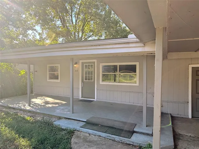 a view of house with front door