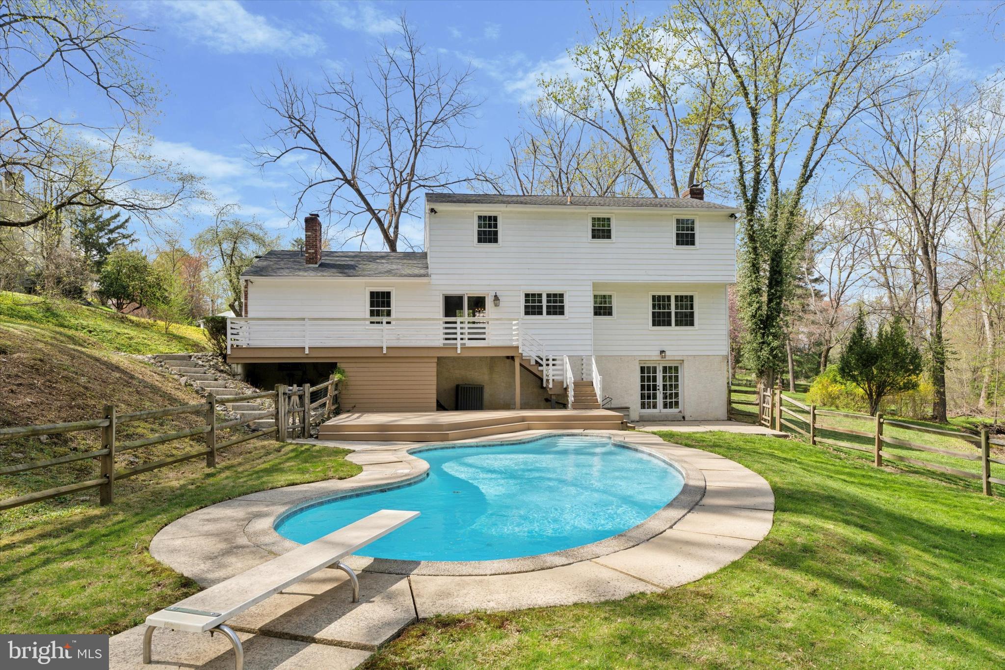 78 Peddrick Road Wayne, PA 19087 - Photo 37 of 47 a view of a house with swimming pool and sitting area