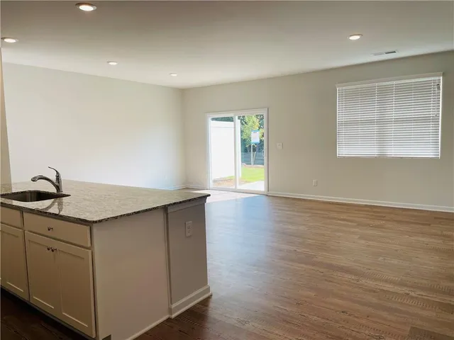 a view of empty room