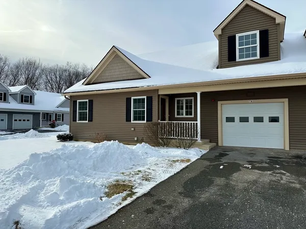 a front view of a house with yard