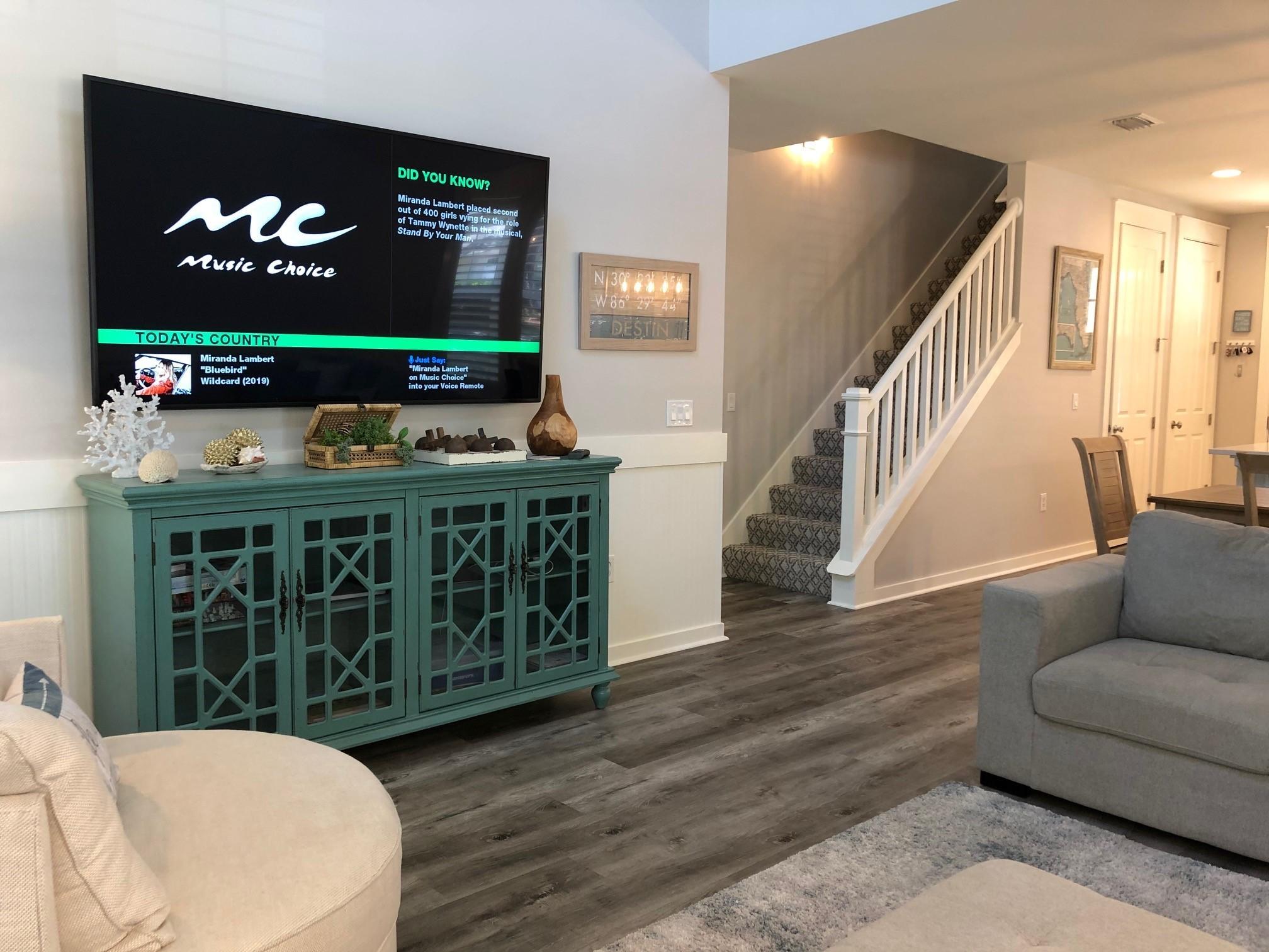 1384 Ravens Run West Miramar Beach, FL 32550 - Photo 7 of 21 a living room with furniture and a flat screen tv