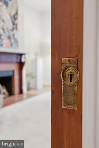 a living room with furniture and flat screen tv