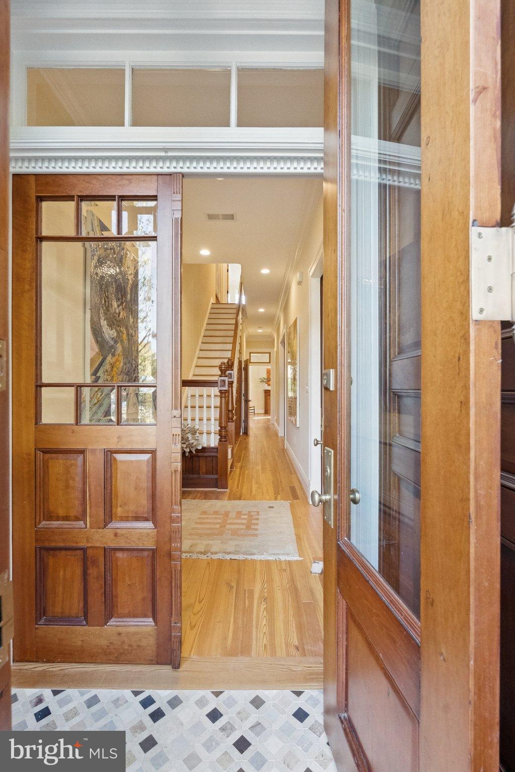 1514 R Street Northwest Washington, DC 20009 - Photo 26 of 84 Inviting entrance with classic charm.