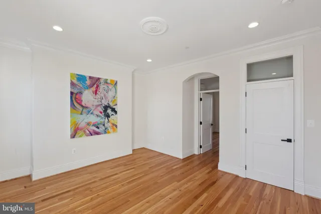 a front view of a multi story residential apartment buildings