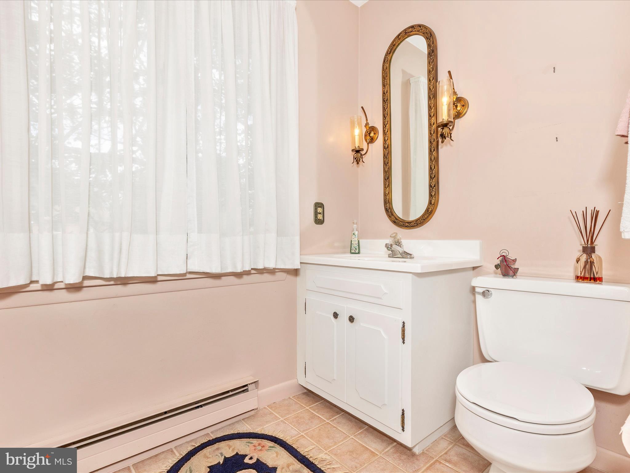 7903 Runnymeade Drive Frederick, MD 21702 - Photo 22 of 51 a bathroom with a sink a toilet and a mirror