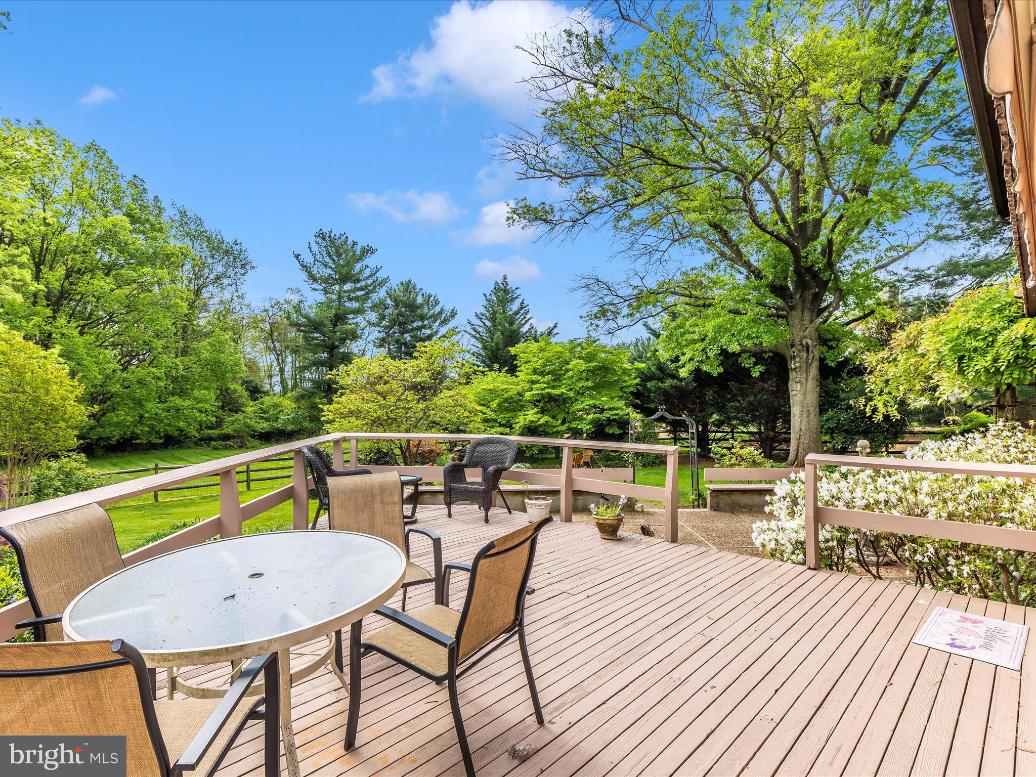7903 Runnymeade Drive Frederick, MD 21702 - Photo 41 of 51 a view of a chairs and table on the wooden deck