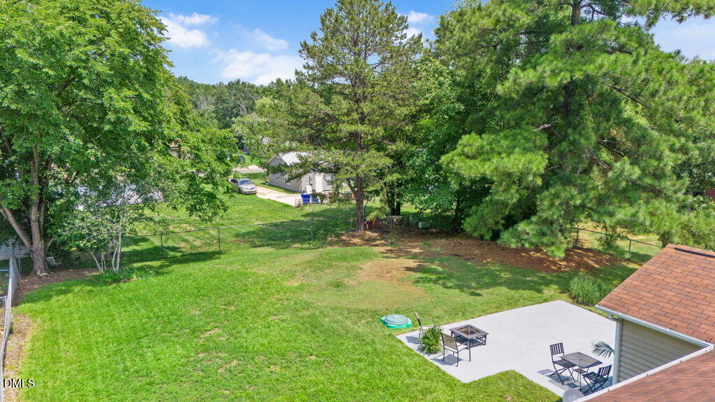 209 Omega Road Durham, NC 27712 - Photo 21 of 28 Backyard-top view