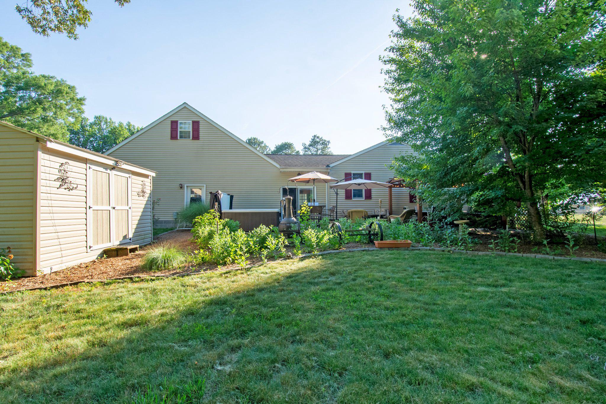2148 Marshyhope Road Felton, DE 19943 - Photo 28 of 31 Patio overlooks lush green yard.