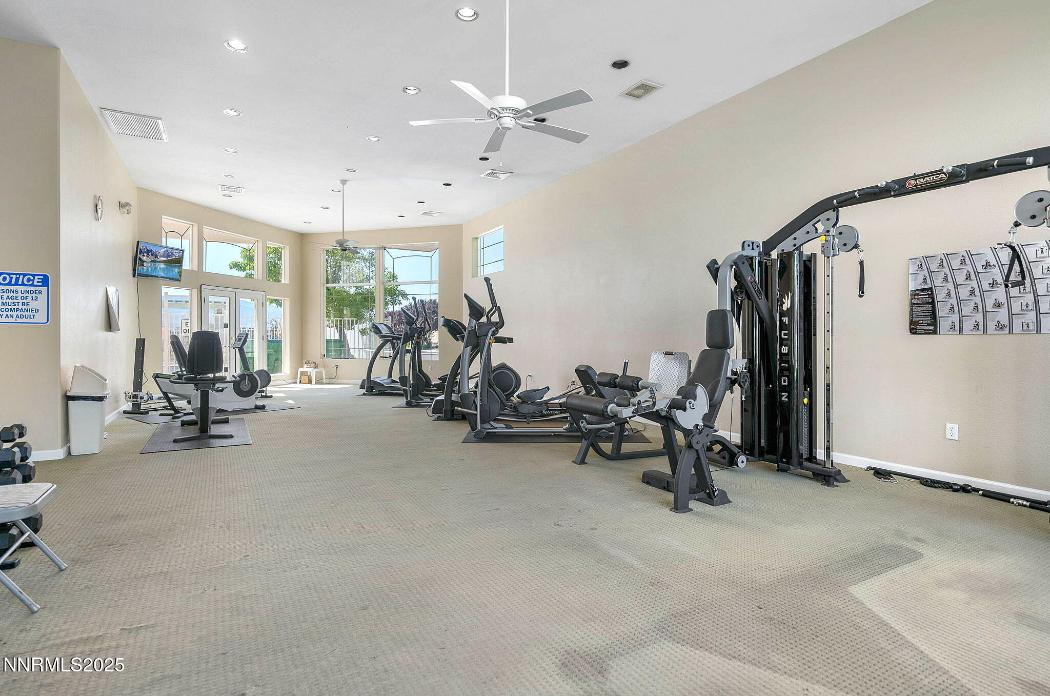 1295 Tule Drive Reno, NV 89521 - Photo 44 of 45 a view of a room with gym equipment