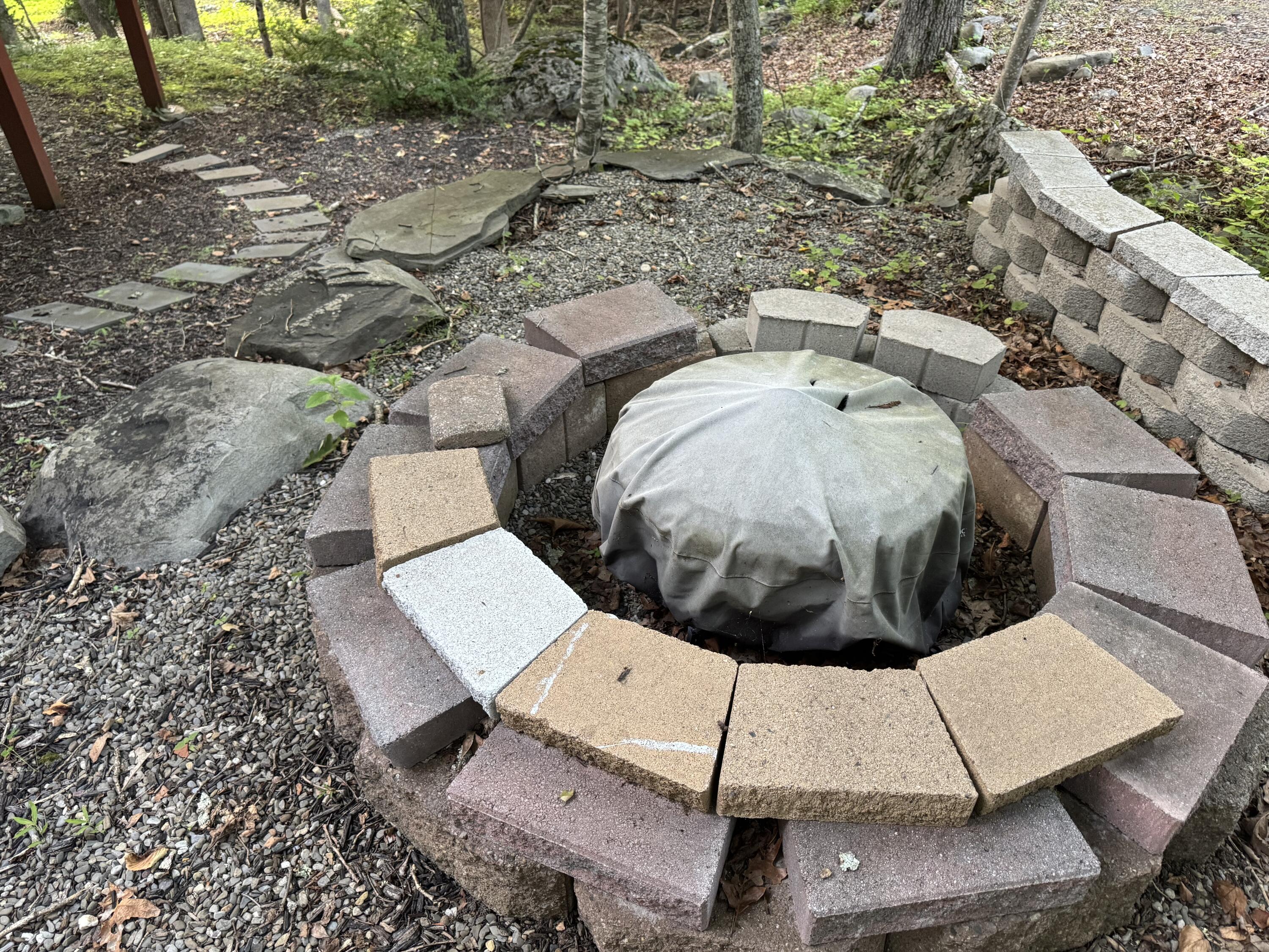 345 Canterbury Road Bushkill, PA 18324 - Photo 34 of 57 an aerial view of a backyard