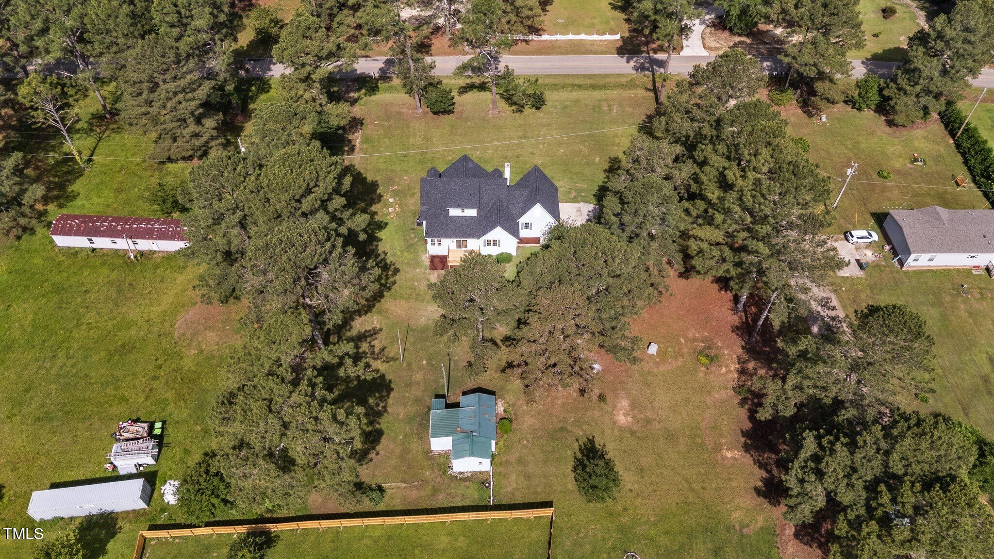 620 Richardson Road Zebulon, NC 27597 - Photo 11 of 52 an aerial view of a house with a yard