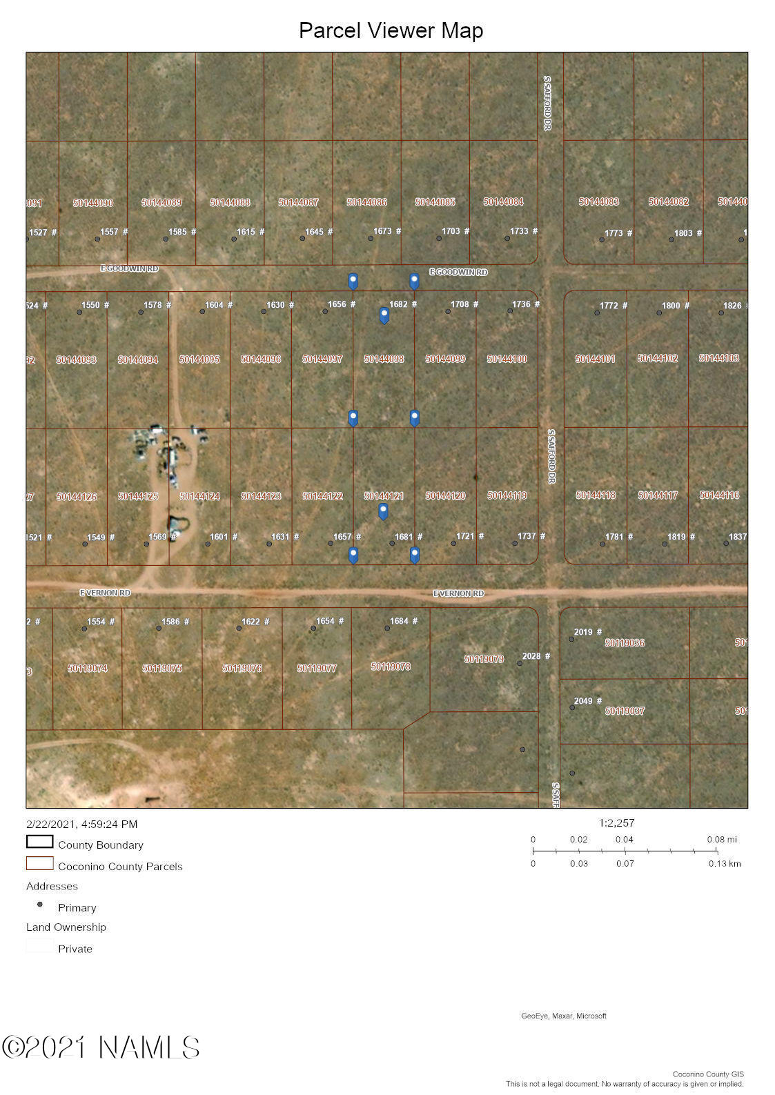 1681 Vernon Road Williams, AZ 86046 - Photo 5 of 7 Aerial