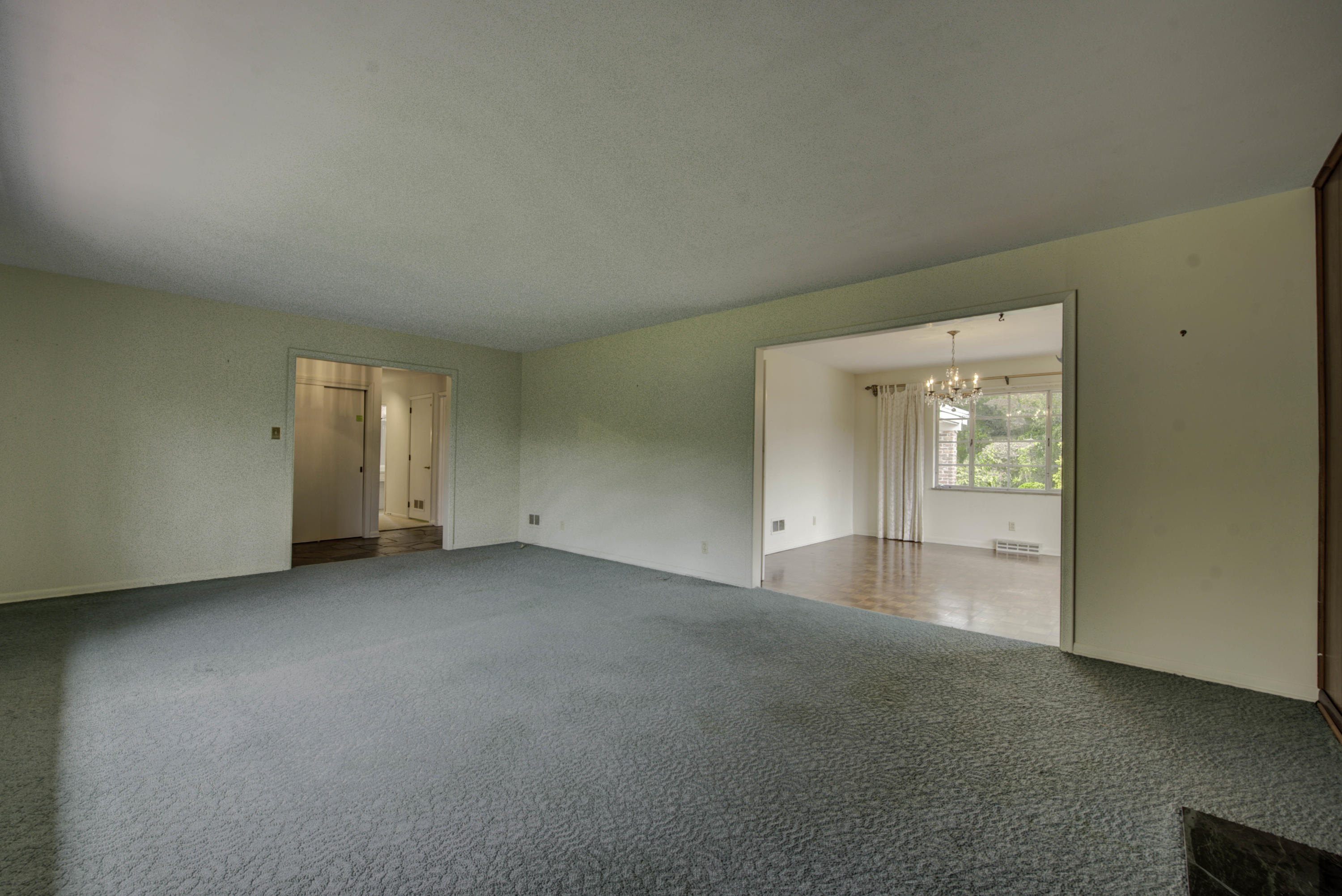Open to dining room