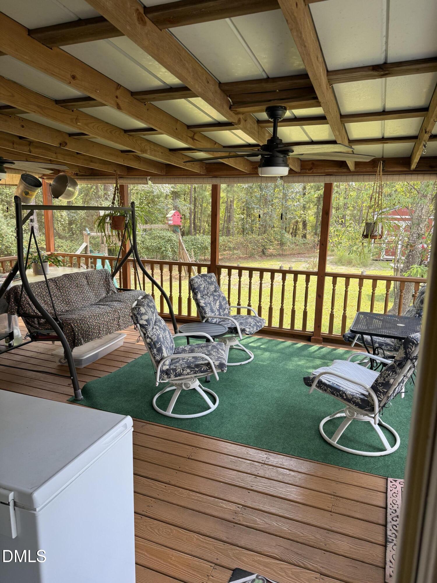 598 Ridge View Drive Cameron, NC 28326 - Photo 19 of 22 a view of a porch with furniture