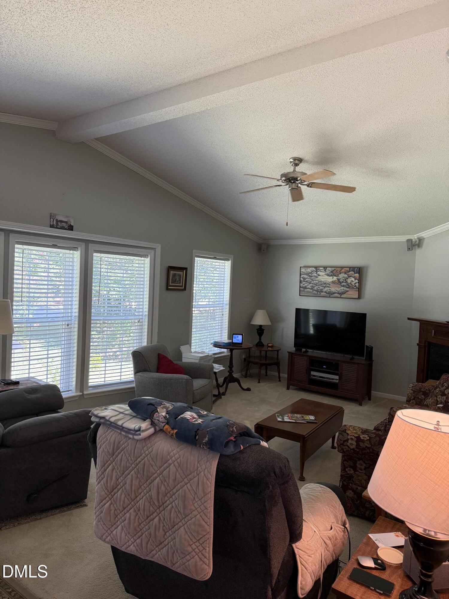 598 Ridge View Drive Cameron, NC 28326 - Photo 6 of 22 a living room with furniture and a flat screen tv