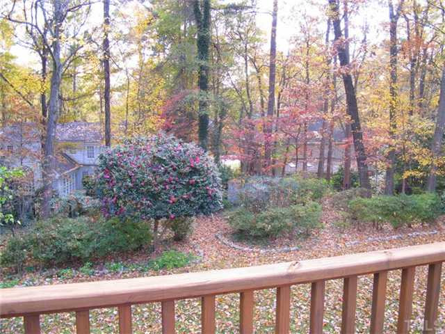 507 Spring Valley Drive Raleigh, NC 27609 - Photo 24 of 25 Back yard view from the deck.