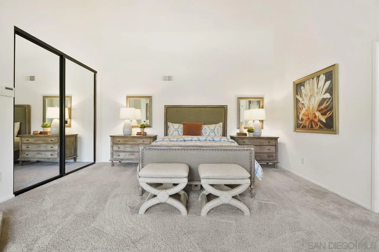 263 Via Villena Encinitas, CA 92024 - Photo 17 of 49 a living room with furniture and a floor to ceiling window