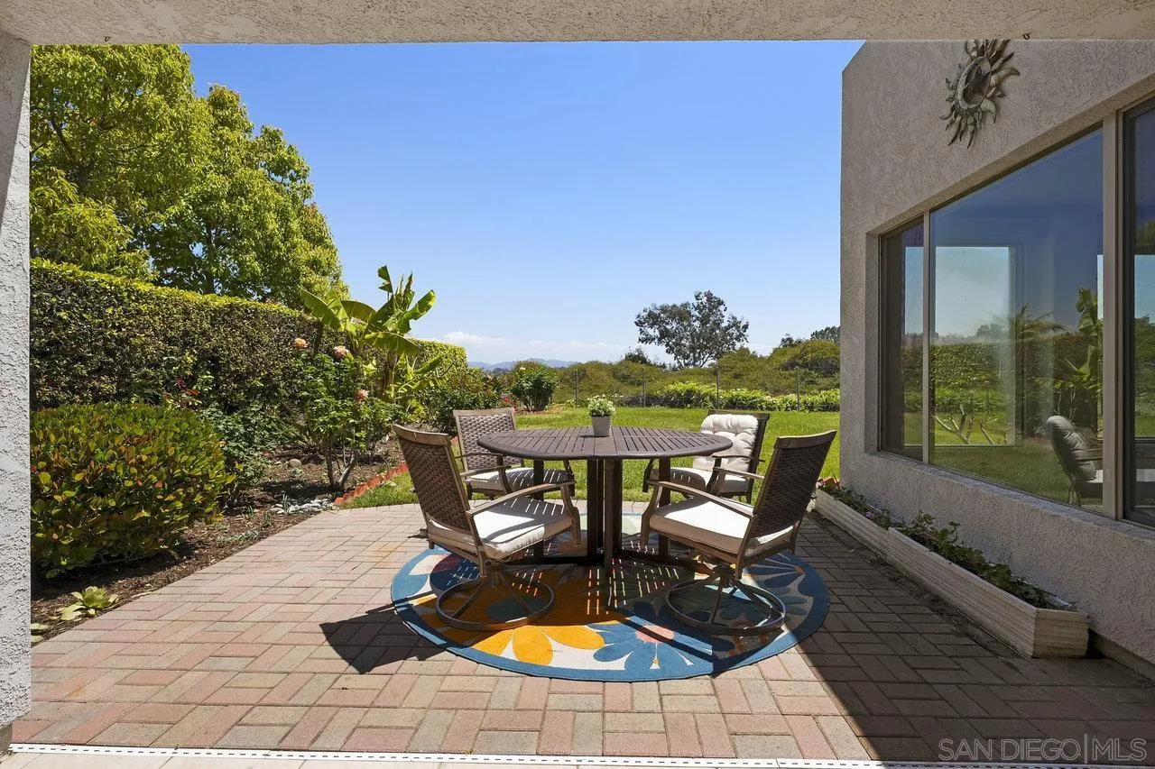 263 Via Villena Encinitas, CA 92024 - Photo 32 of 49 a view of a chairs and table in the patio