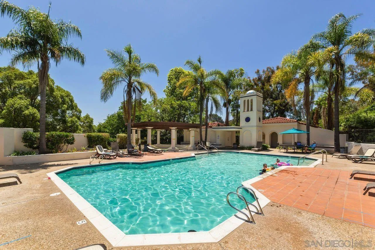 263 Via Villena Encinitas, CA 92024 - Photo 47 of 49 a view of a house with swimming pool and sitting area