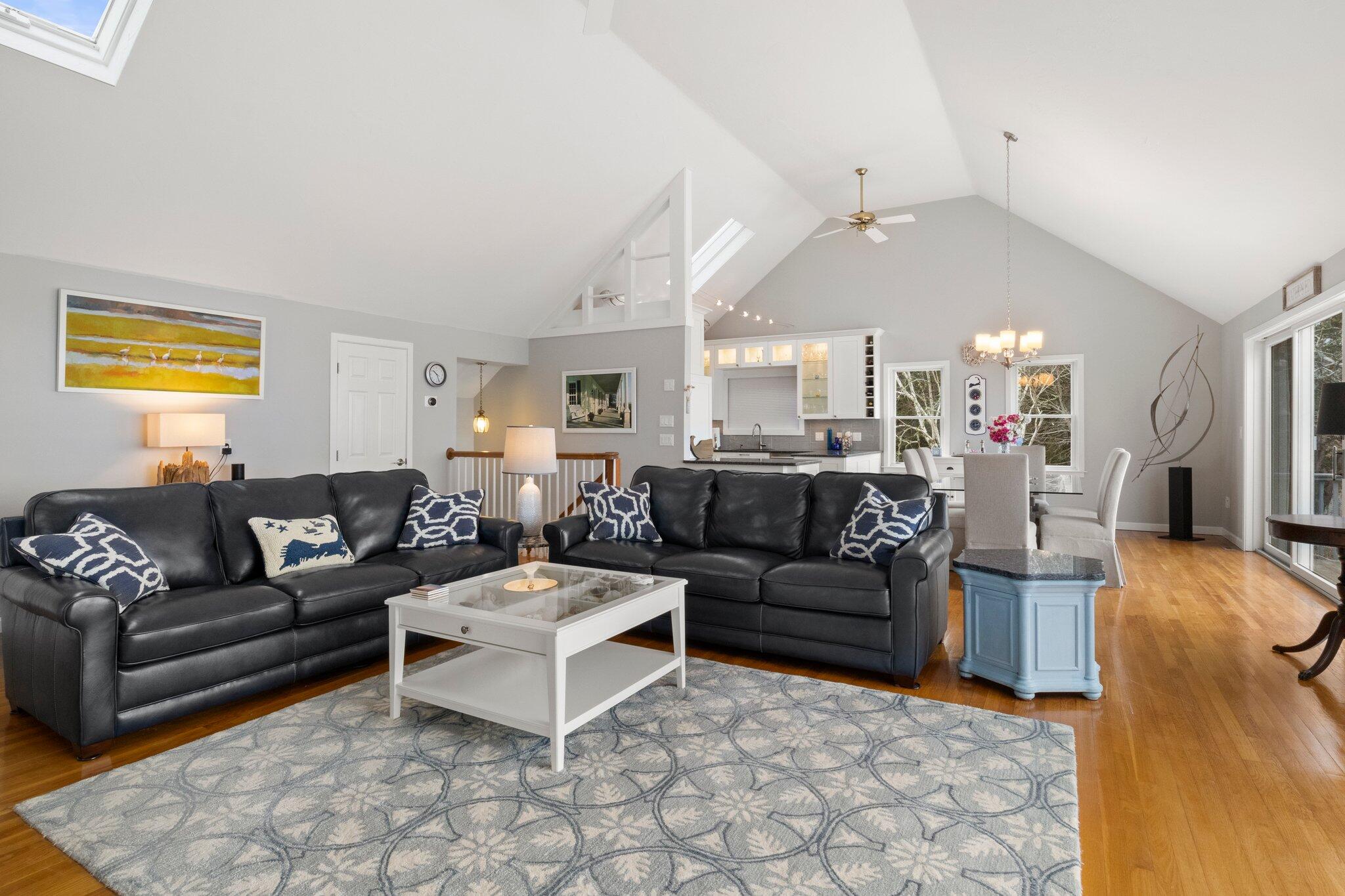 46 Captain Young Way Brewster, MA 02631 - Photo 15 of 44 Living Area w/ Hardwood Floors