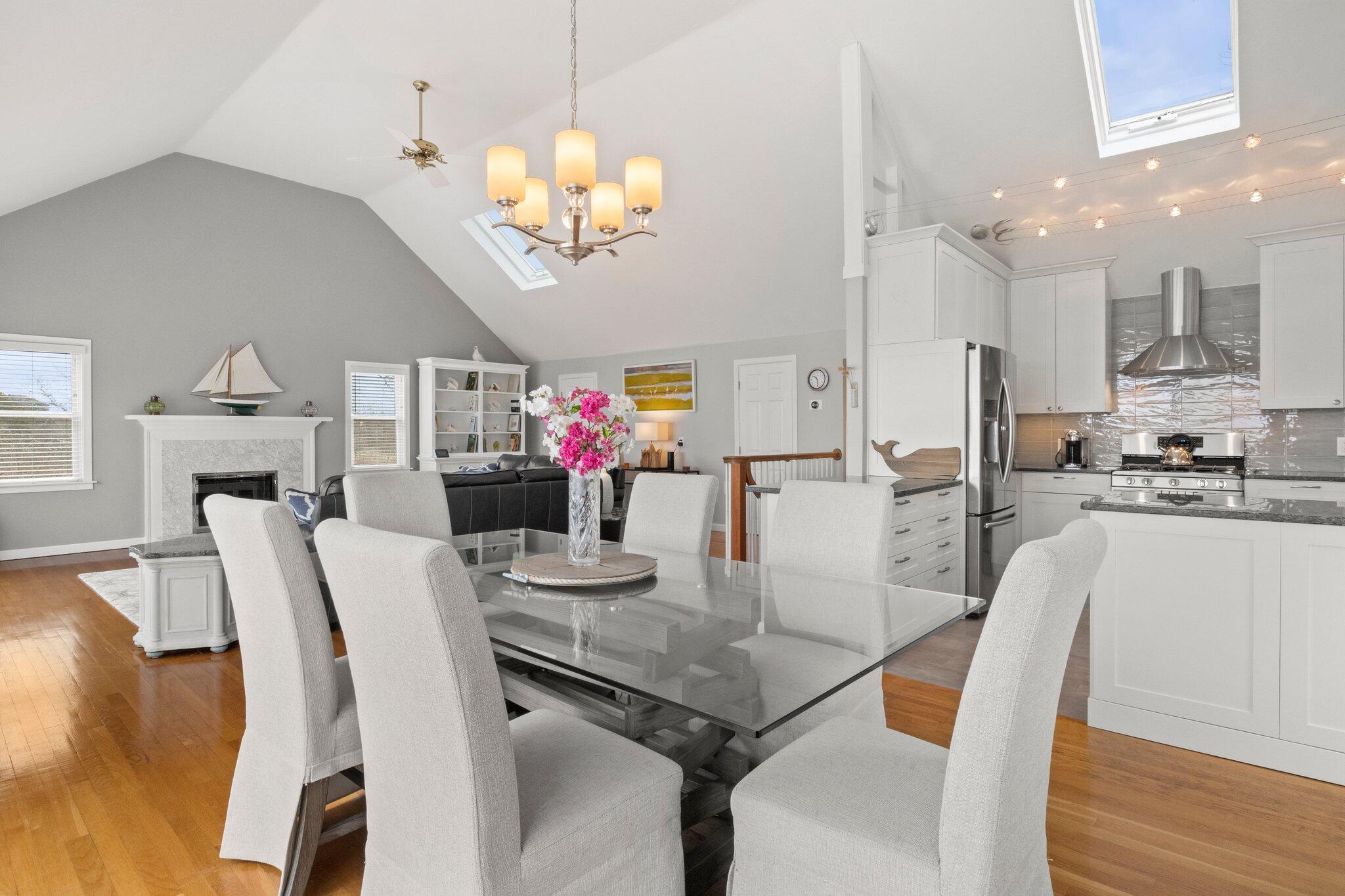 46 Captain Young Way Brewster, MA 02631 - Photo 18 of 44 Dining Area w/ Cathedral Ceiling