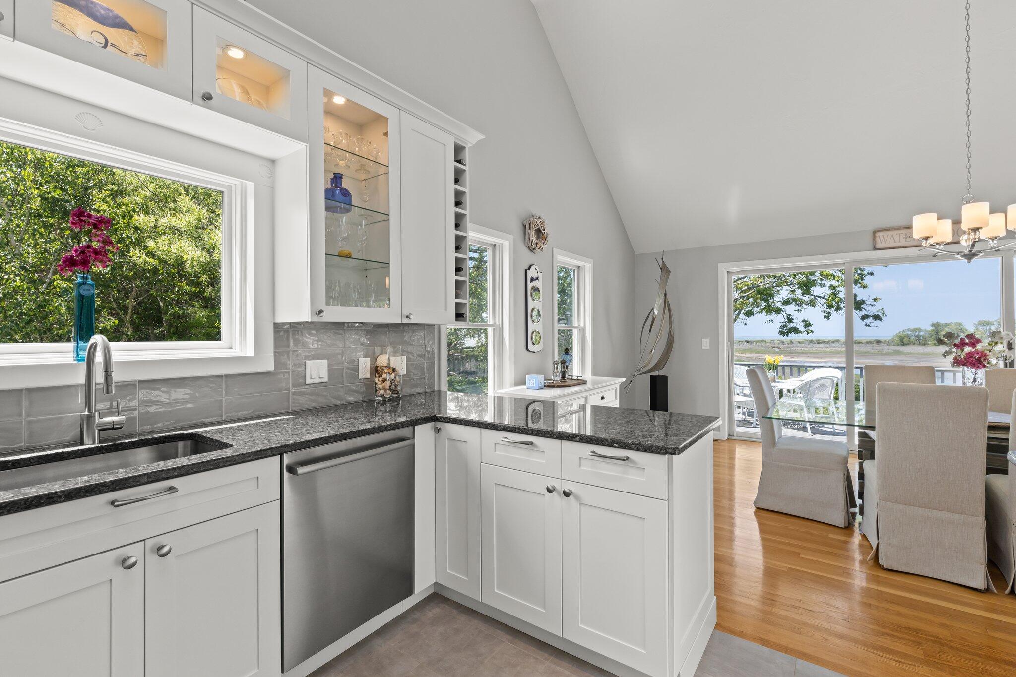 46 Captain Young Way Brewster, MA 02631 - Photo 19 of 44 Stylish New Kitchen w/ Waterviews
