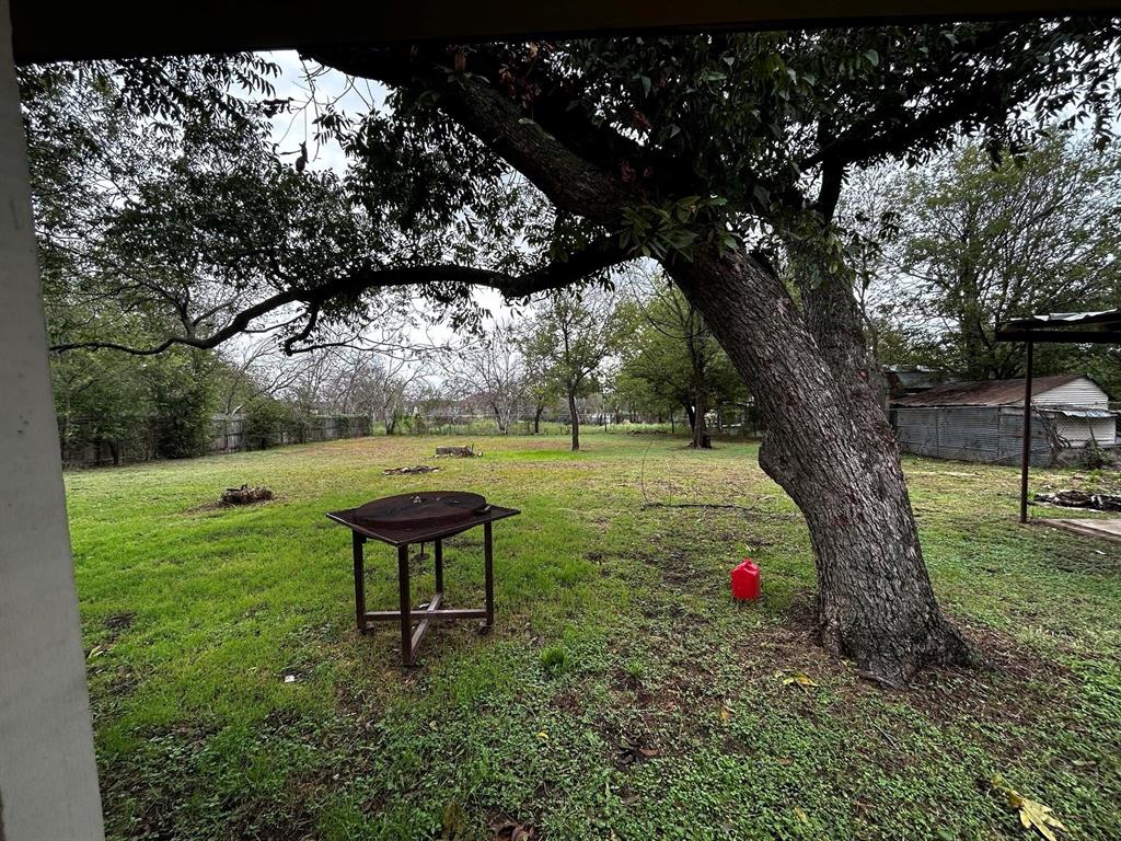 910 West Long, Unit A Stephenville, TX 76401 - Photo 16 of 39 a view of a garden with a tree