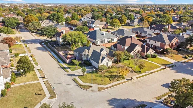 an aerial view of residential house with outdoor space