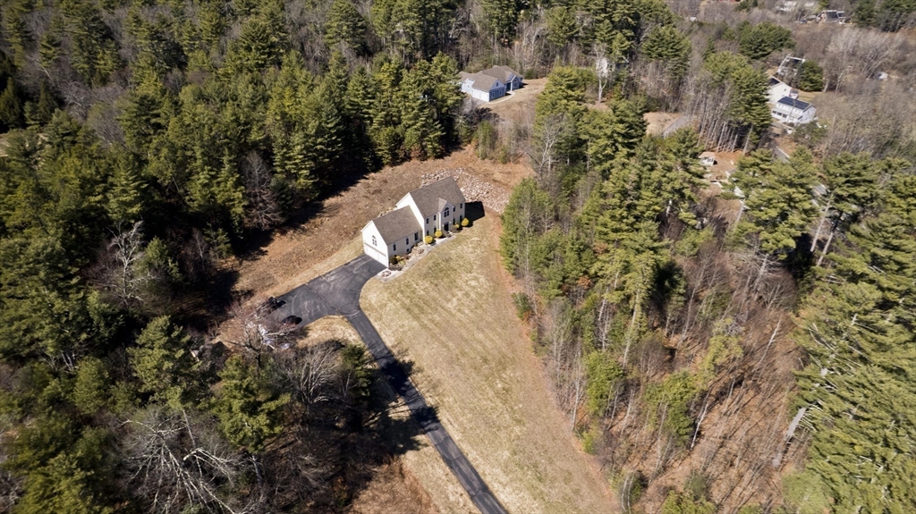 333 Stebbins Street Belchertown, MA 01007 - Photo 38 of 42 a view of a house in a forest