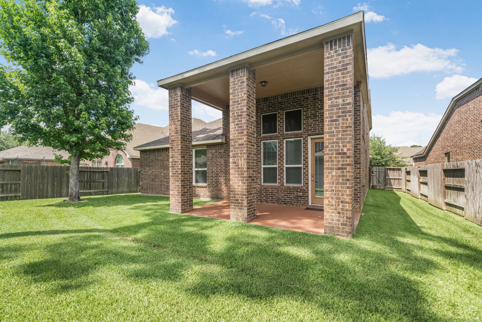 22523 Birch Ridge Meadow Drive Spring, TX 77389 - Photo 34 of 39 a view of a back yard of the house