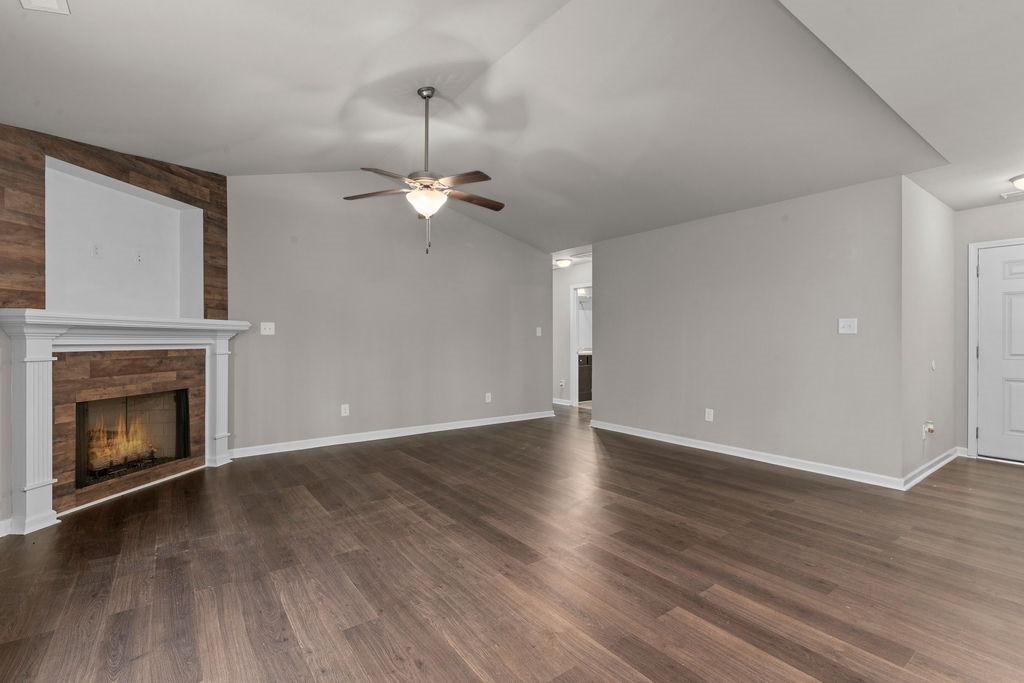 624 Roberts Road Willow Spring, NC 27592 - Photo 9 of 30 Gas Log Fireplace Creates a Nostalgic Feel