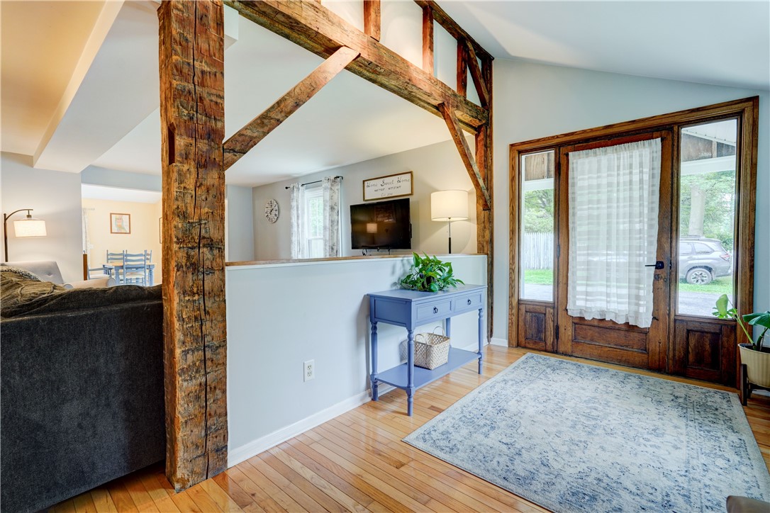 1990 Penfield Road Penfield, NY 14526 - Photo 6 of 44 Hand hewn beams!